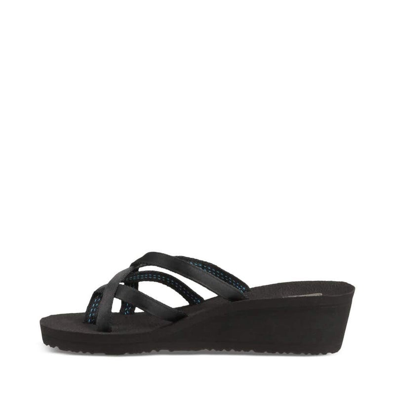 Teva Women's W Mush Mandalyn Wedge Ola 2 Flip-Flop, Black, 8 M US - Image 3
